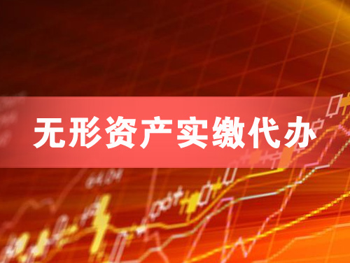 湛江无形资产实缴资本代办